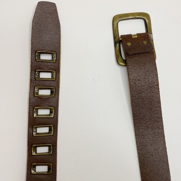 Theory Brown Genuine Leather Belt Small - Picture 4 of 7